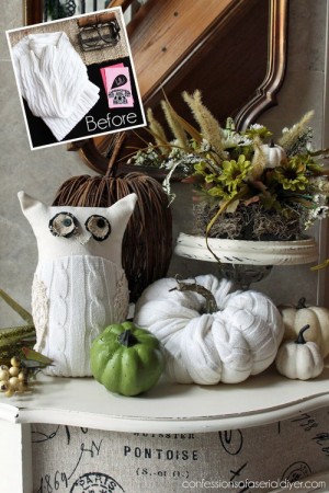 diy-owl-and-pumpkin-from-old-white-sweater2